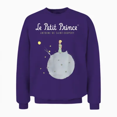 Le Petit Prince Antoine De Saint-Exupery Classic Unisex Sweatshirt - Purple