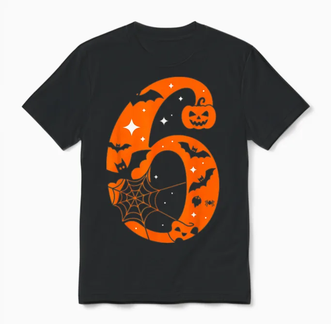 Couple Halloween Costume 6 7 Rizz Six Seven Meme Unisex T-Shirt in Black