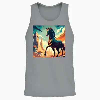 Horse War of Heroes Unisex Tank Top - Sport Grey
