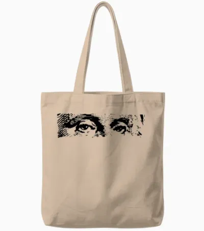 George Washington Dollar Money Tote Bags - Natural