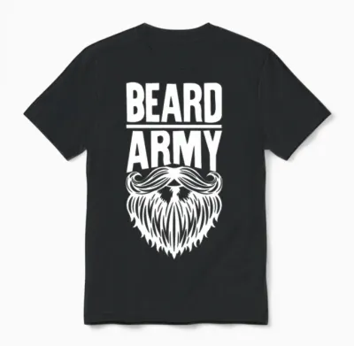 Beard Army Unisex T-Shirt - Black