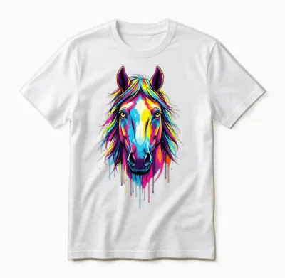 Aux Teintes Vives Design Artistique Unisex T-Shirt - White