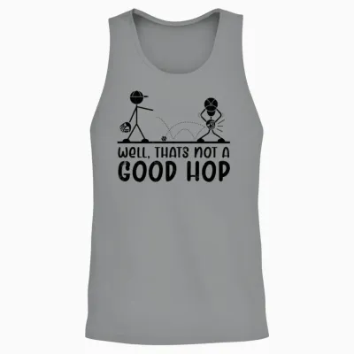 Well Thats Not a Good Hop Funny Kids Boys Baseball Unisex Tank Top - Sport Grey