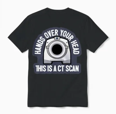 This Is a Ct Scan Unisex T-Shirt - Black