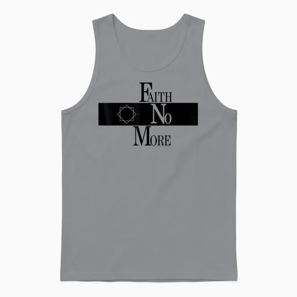 Official Faith No More Og Star Alternative Metal Vintage Unisex Tank Top in Sport Grey