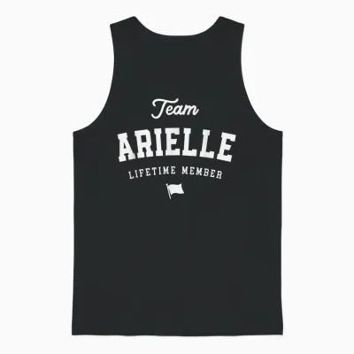 Team Arielle Lifetime Mitglied Lustiger Name Arielle Unisex Tank Top - Black