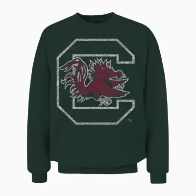South Carolina Gamecocks Vintage Icon Black Unisex Sweatshirt - Forest