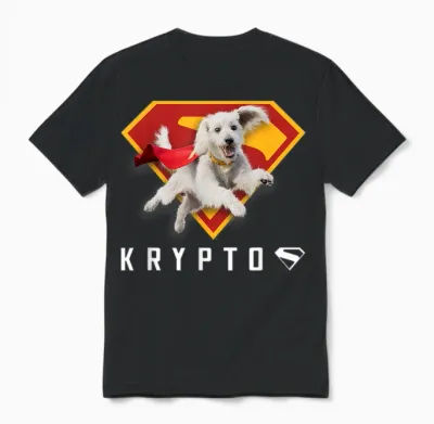 Superman (2025 Movie) Krypto Shield Unisex T-Shirt - Black