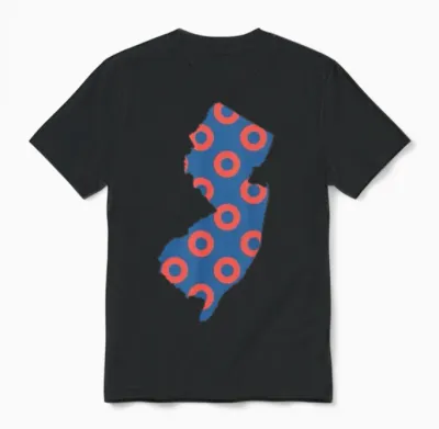 Phish Fishman Donut New Jersey Phanart Unisex T-Shirt - Black