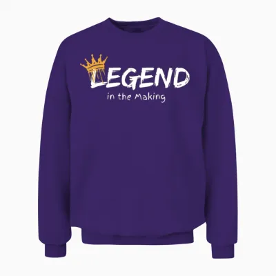 🔥 Legend in the Making 🔥 Unisex Sweatshirt - Purple