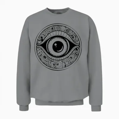 Eye Eyeball Eyebrows Unisex Sweatshirt - Sport Grey
