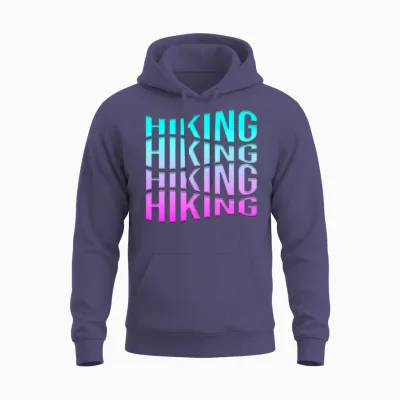 Hiking Unisex Hoodie - Heather Sport Dark Navy