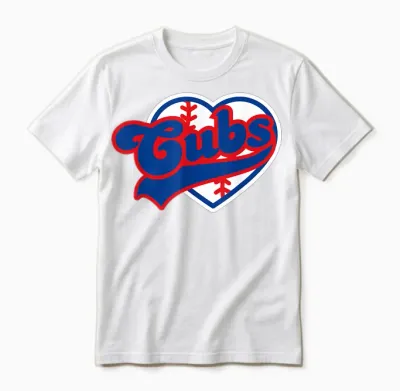 Retro Cubs Last Name Personalized Apparel Cubs Lover Men Unisex T-Shirt - White