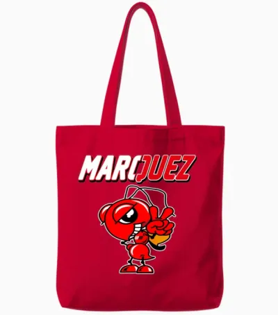 Marc Marquez 93 Tote Bags - Red