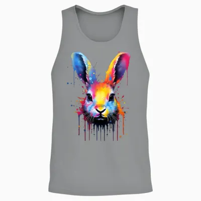 Kaninchen, Hasenohren, Osterhasen Kostüm, Osterdeko, Ostern Unisex Tank Top - Sport Grey