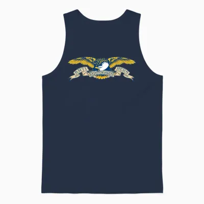 Anti Hero Skateboards Unisex Tank Top - Navy