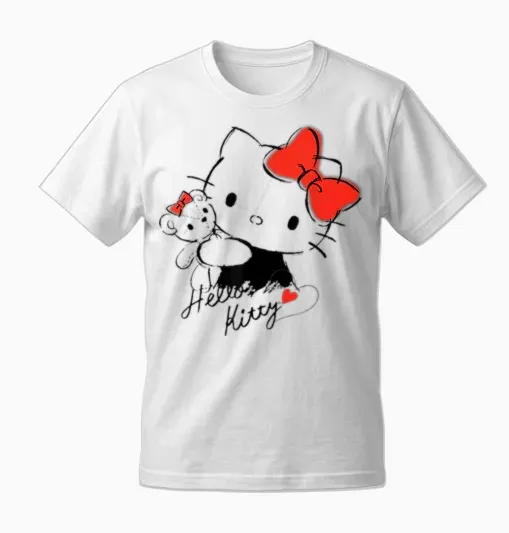 Hello Kitty and Tiny Chum Unisex T-Shirt - White