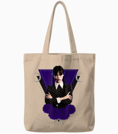 Mittwochsserie Mittwoch Schwarze Dahlien Und Monde Tote Bags - Natural
