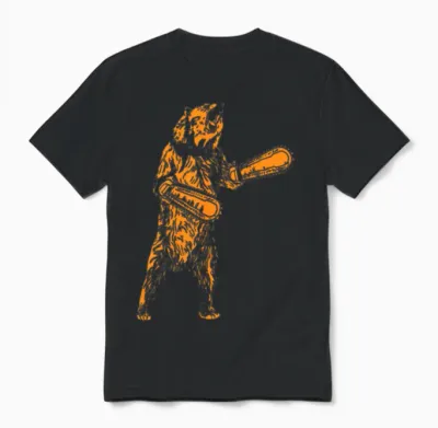 The Right to Bear Chainsaw Arms Unisex T-Shirt - Black