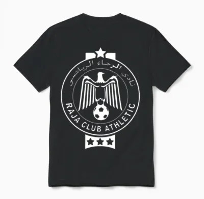 Raja Casablanca - Green Team Eagles Soccer Unisex T-Shirt - Black