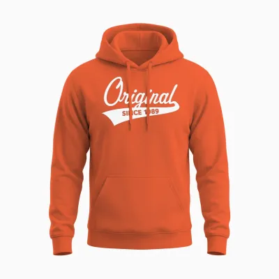 Original Since 1989 (year of Birth, Birthday / W) Unisex Hoodie - Orange