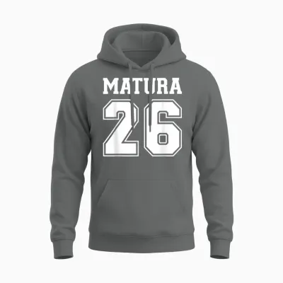 Matura 2026 Unisex Hoodie - Graphite Heather
