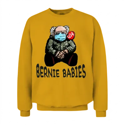 Bernie Babies Unisex Sweatshirt - Gold