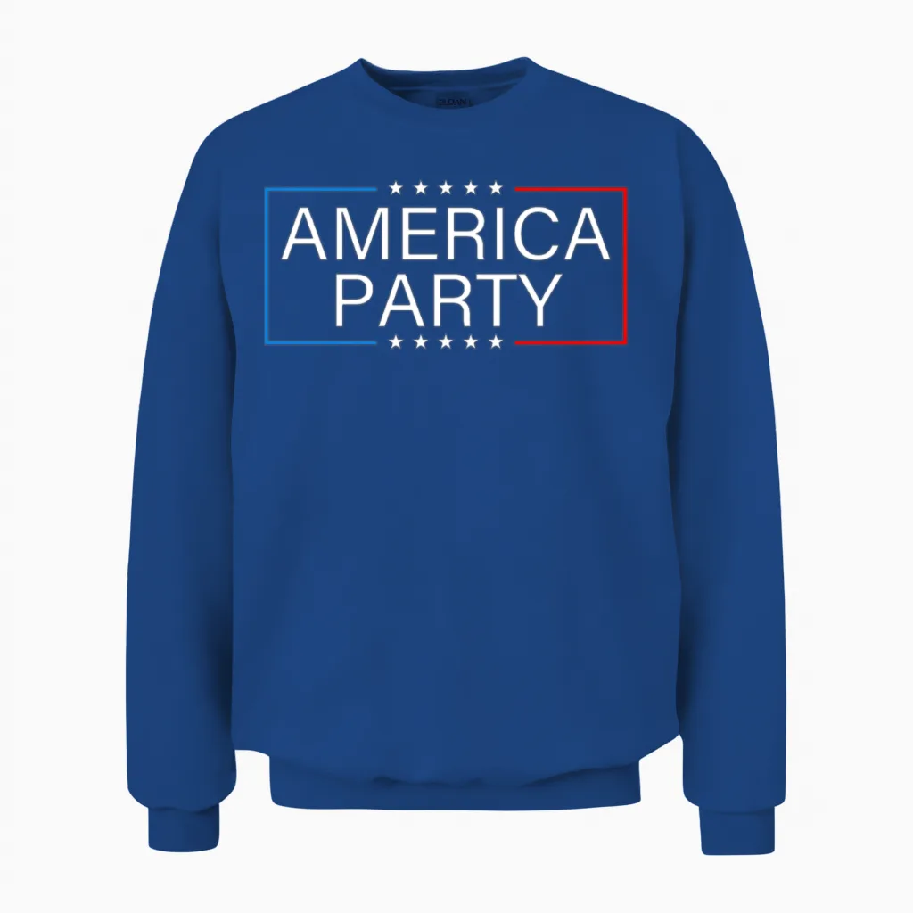 America Party 2025 New Political Party Unisex Sweatshirt in Royal