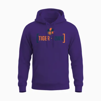 Tiger Town Unisex Hoodie - Purple