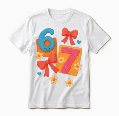 Ultra Trending Kawaii Birthday Numbers Tee – Unisex T-Shirt - White