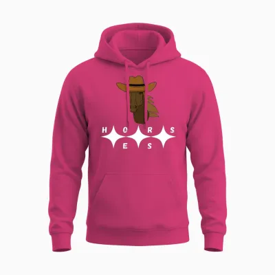 Horses Unisex Hoodie - Heliconia