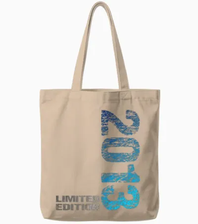 13. Geburtstag 2013 Limited Edition Junge Mädchen Tote Bags - Natural