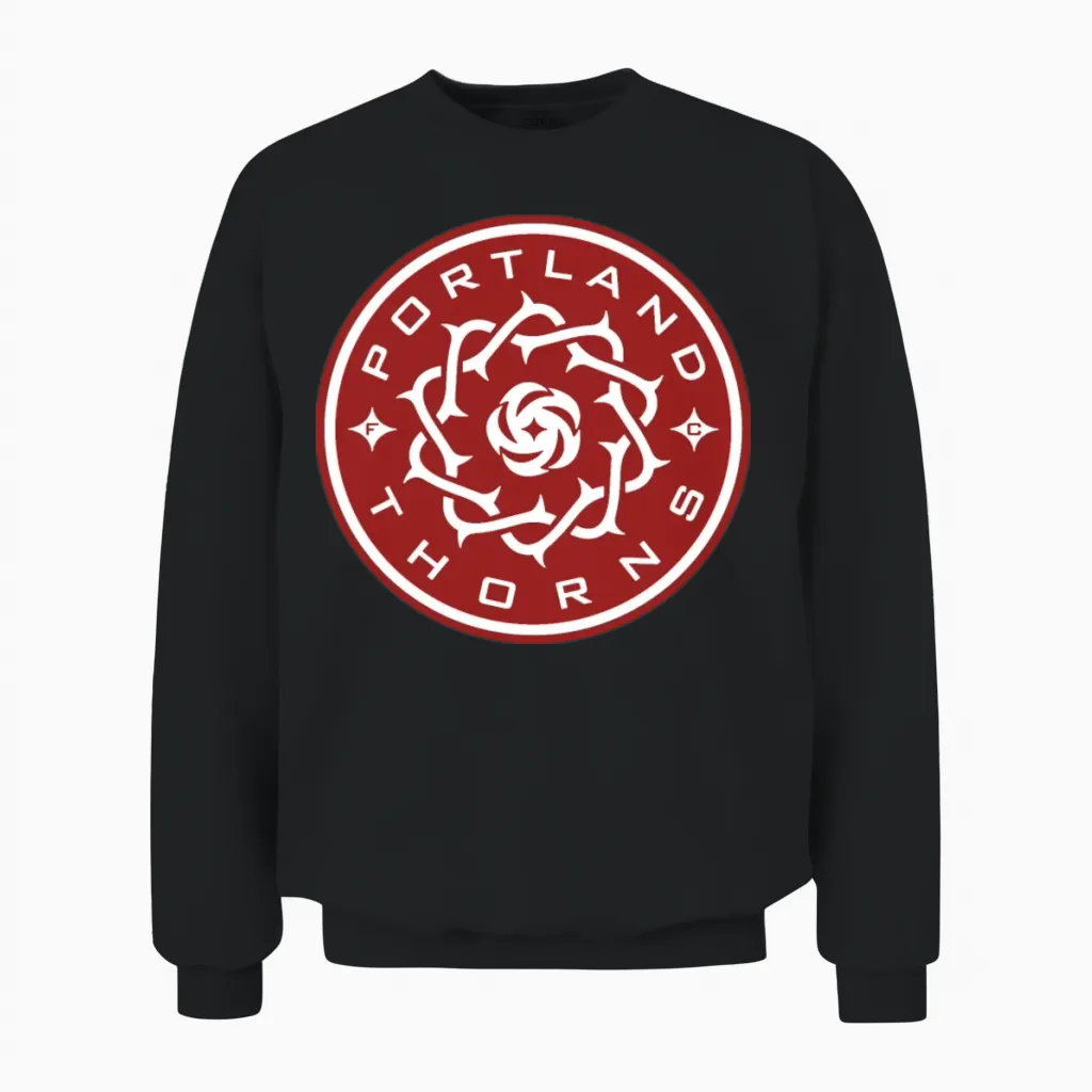 Portland Thorns Unisex Sweatshirt in Black