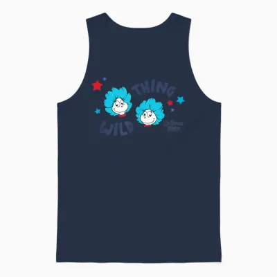 Dr. Seuss Babies Wild Thing Officially Licensed Unisex Tank Top - Navy