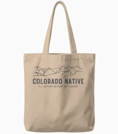 Colorado Near Native - Light Background Tote Bags - Natural