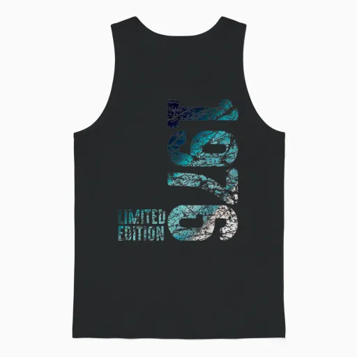 50th Birthday Man Woman 50 Years 1976 Decorative Gift Funny Unisex Tank Top - Black