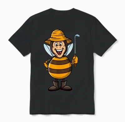 Funny Beekeeper Unisex T-Shirt - Black