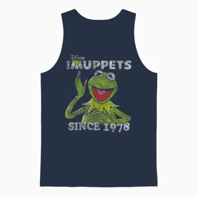 The Muppets Kermit Since 1978 Unisex Tank Top - Navy