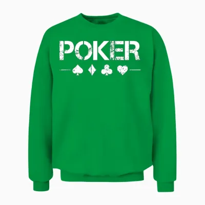 Poker Unisex Sweatshirt - Irish Green