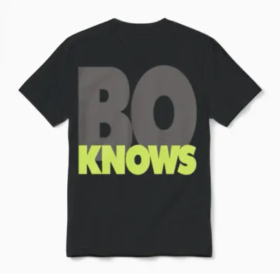 Bo Knows Unisex T-Shirt - Black