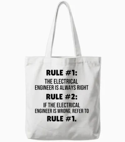 Electrical Engineering Gifts Electrical Engineer Tote Bags - White