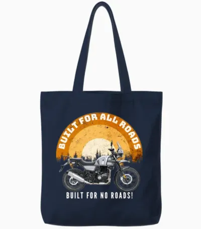 Royal Enfield Himalayan Tote Bags - Navy