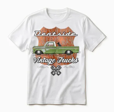 Dentside Limestone Green Unisex T-Shirt - White
