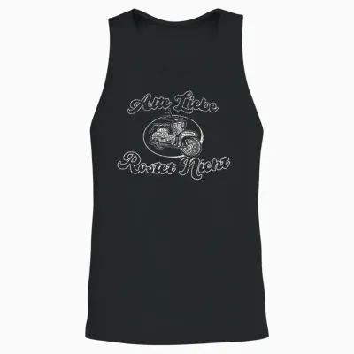 Suhl Simson S50 S51 Two-Stroke Engine Fan Old Love Rustet T-Shirt, Black, S Unisex Tank Top - Black