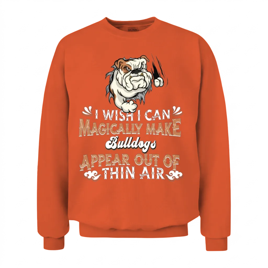 Bulldog Dogs β Dog Lovers Unisex Sweatshirt - Orange