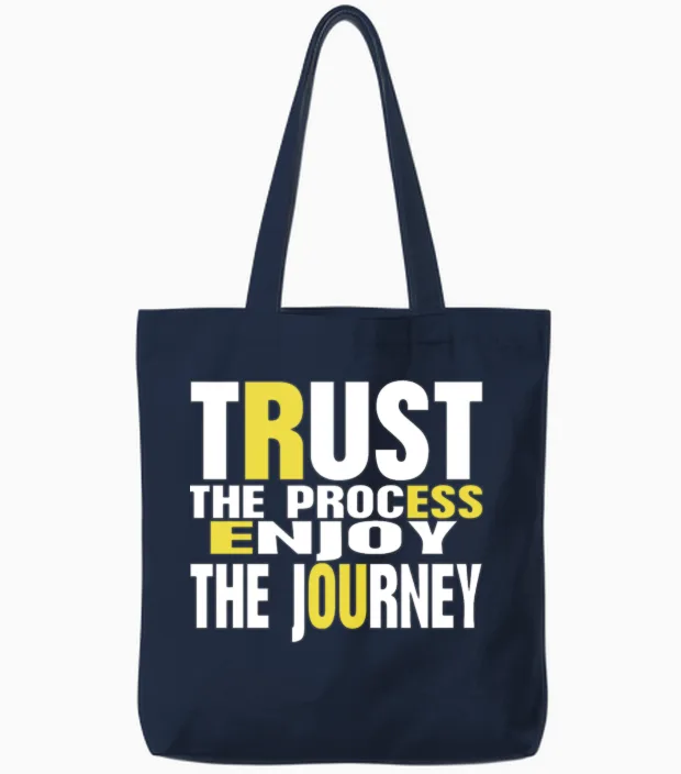 Success Quote - Memes & Humor Tote Bags in Navy