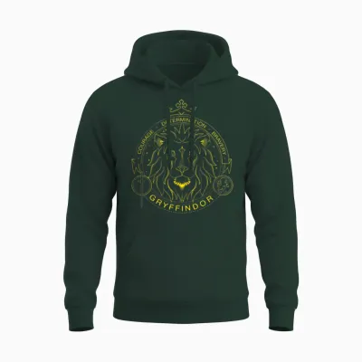 Harry Potter Gryffindor Lion Unisex Hoodie - Forest