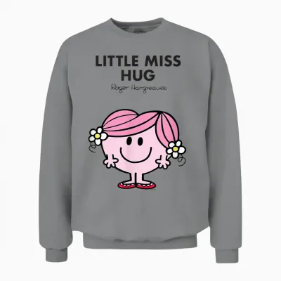 Mr. Men Little Miss Hug Unisex Sweatshirt - Sport Grey
