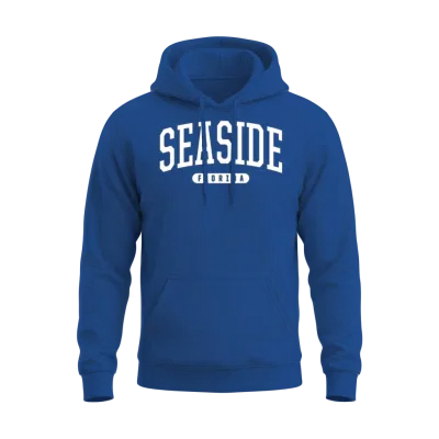College Style Seaside Florida Unisex Hoodie - Royal