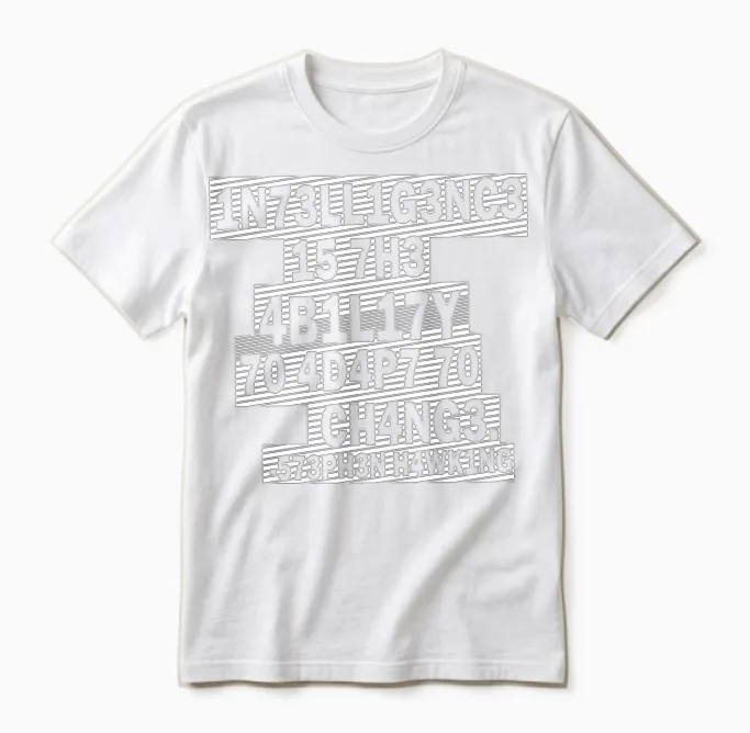 Stephen Hawking - Intelligence (white) Unisex T-Shirt in White